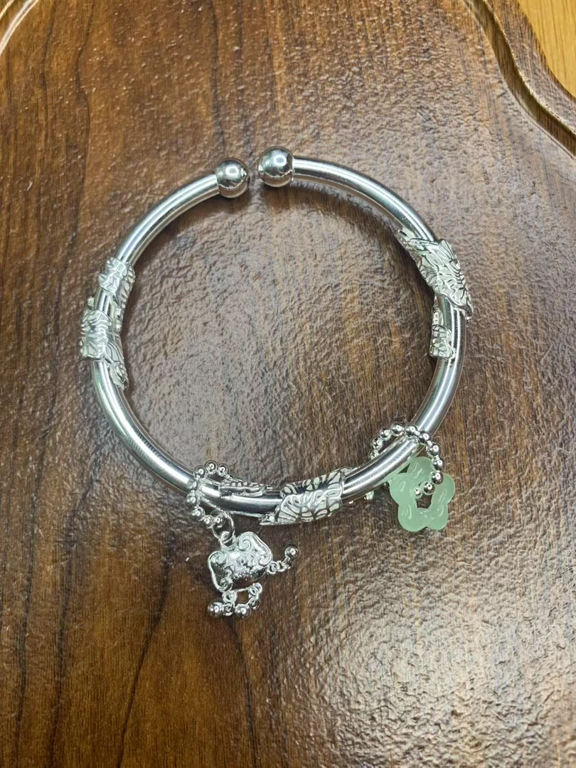 041 繁花平安锁手环无礼盒