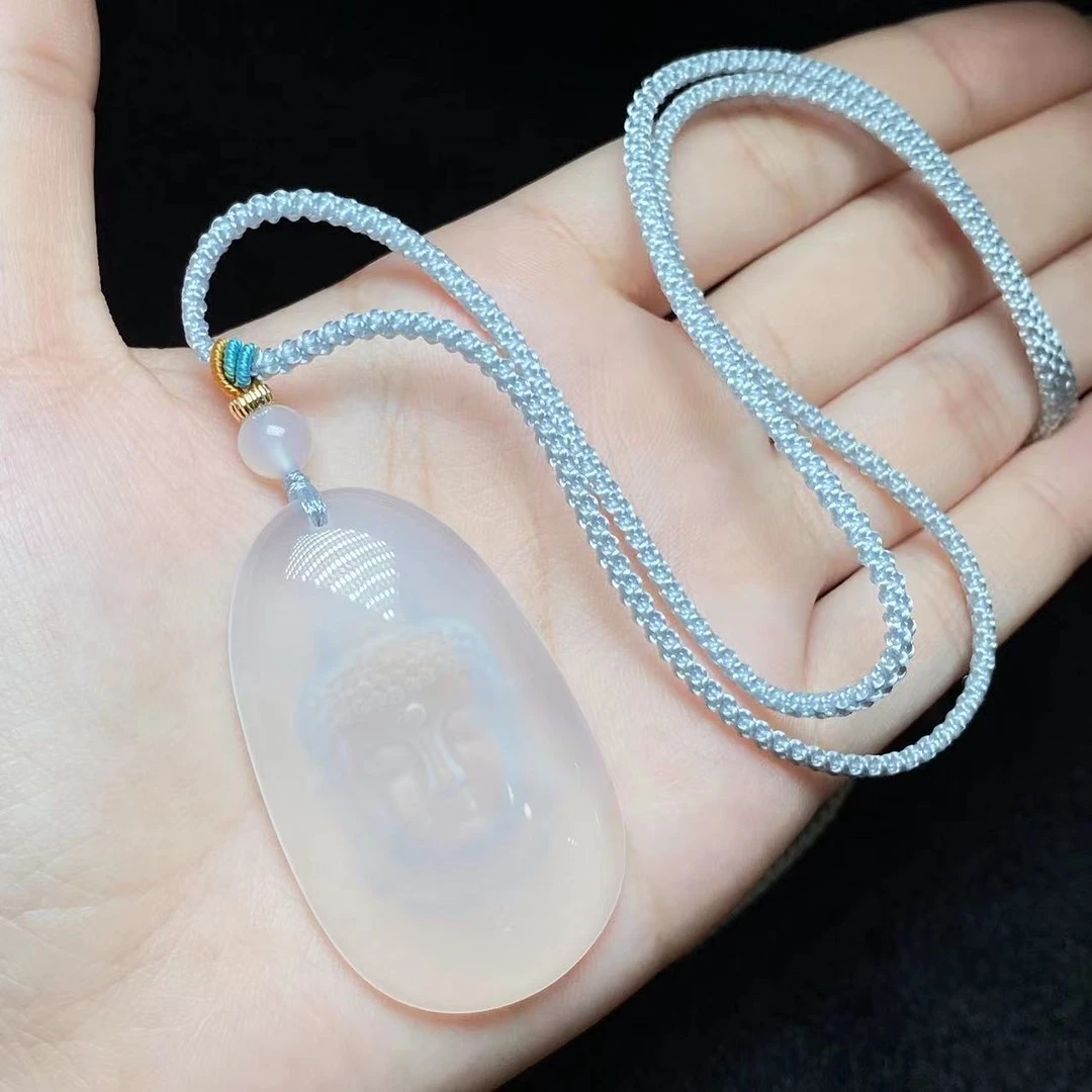 【云上好物】17 DS04851-玉髓吊坠-45x27x6mm（JG）