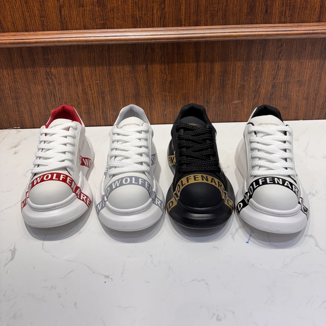 【皮鞋码】新款皮面单棉同款休闲舒适软底厚底男款潮鞋