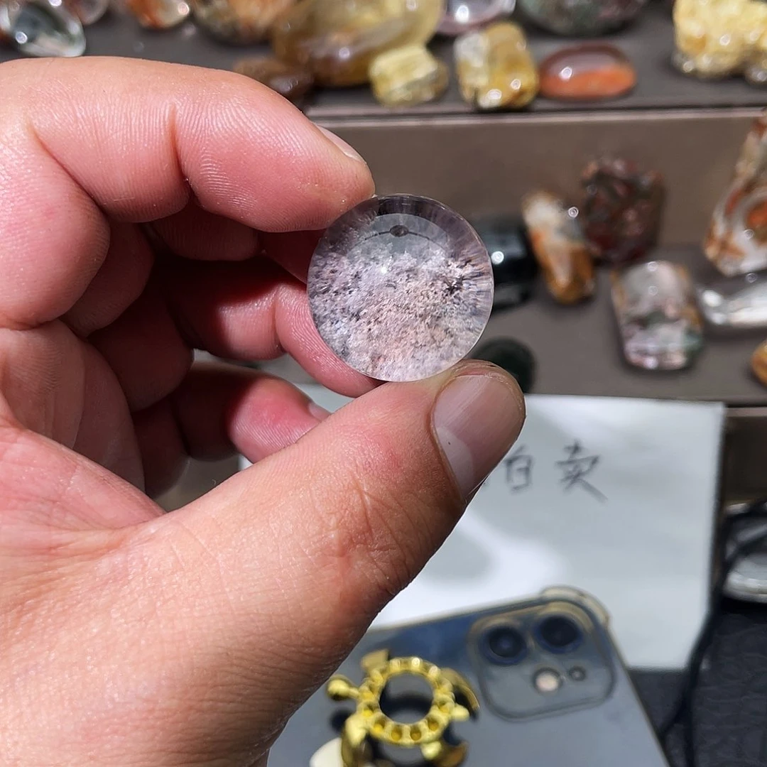 水晶颈饰未镶嵌呃*呃天然水晶