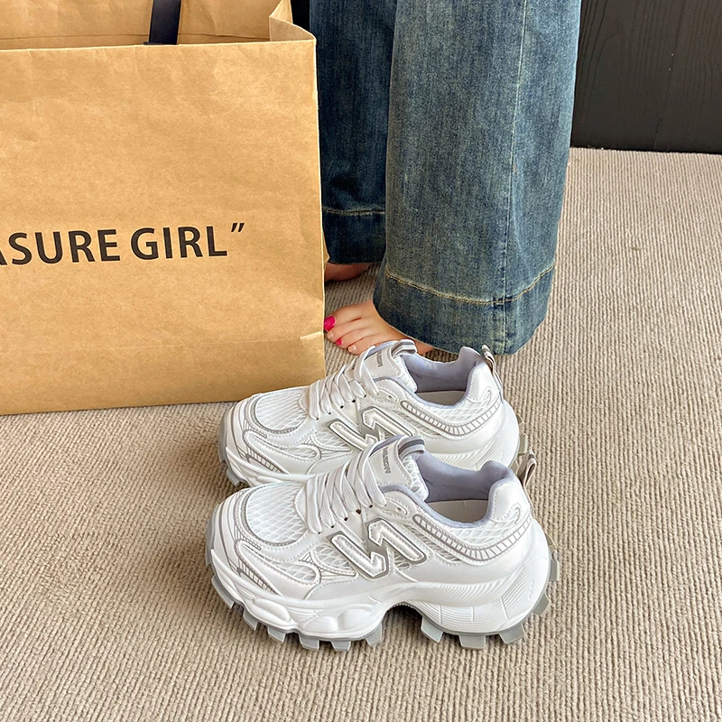 老爹鞋厚底透气休闲时尚休闲鞋运动鞋厚底老爹鞋女鞋鞋子夏季