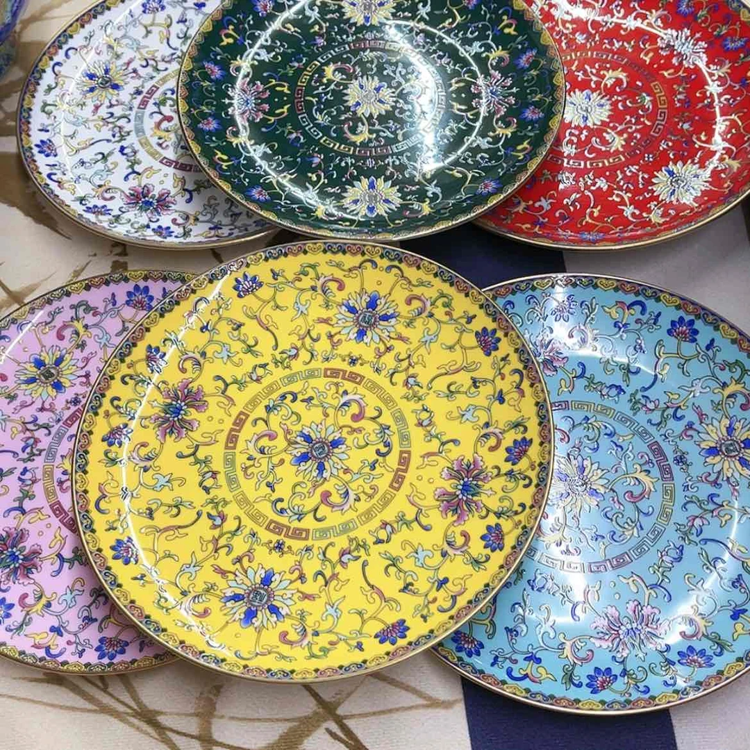 【闪购商品】骨瓷10英寸6平混。。。。。。