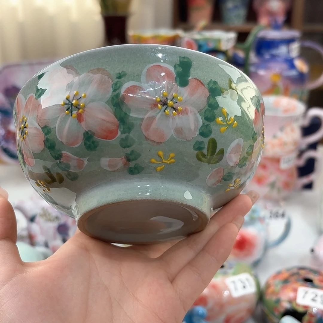 景德镇手绘高温釉下彩陶瓷茶具