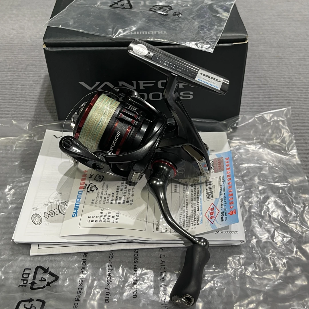 【97新】20vanford万福得c2000s纺车轮，摇轮顺滑无齿，国行有卡书盒