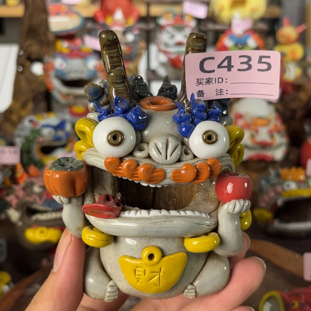 泥塑纯手工茶宠摆件