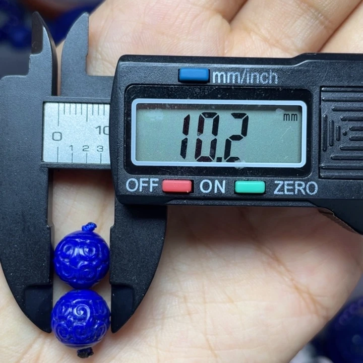 未镶嵌青金石10mm对珠配饰
