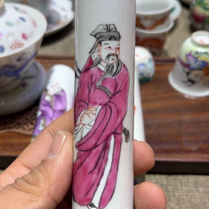 纯手绘精品盖碗杯
