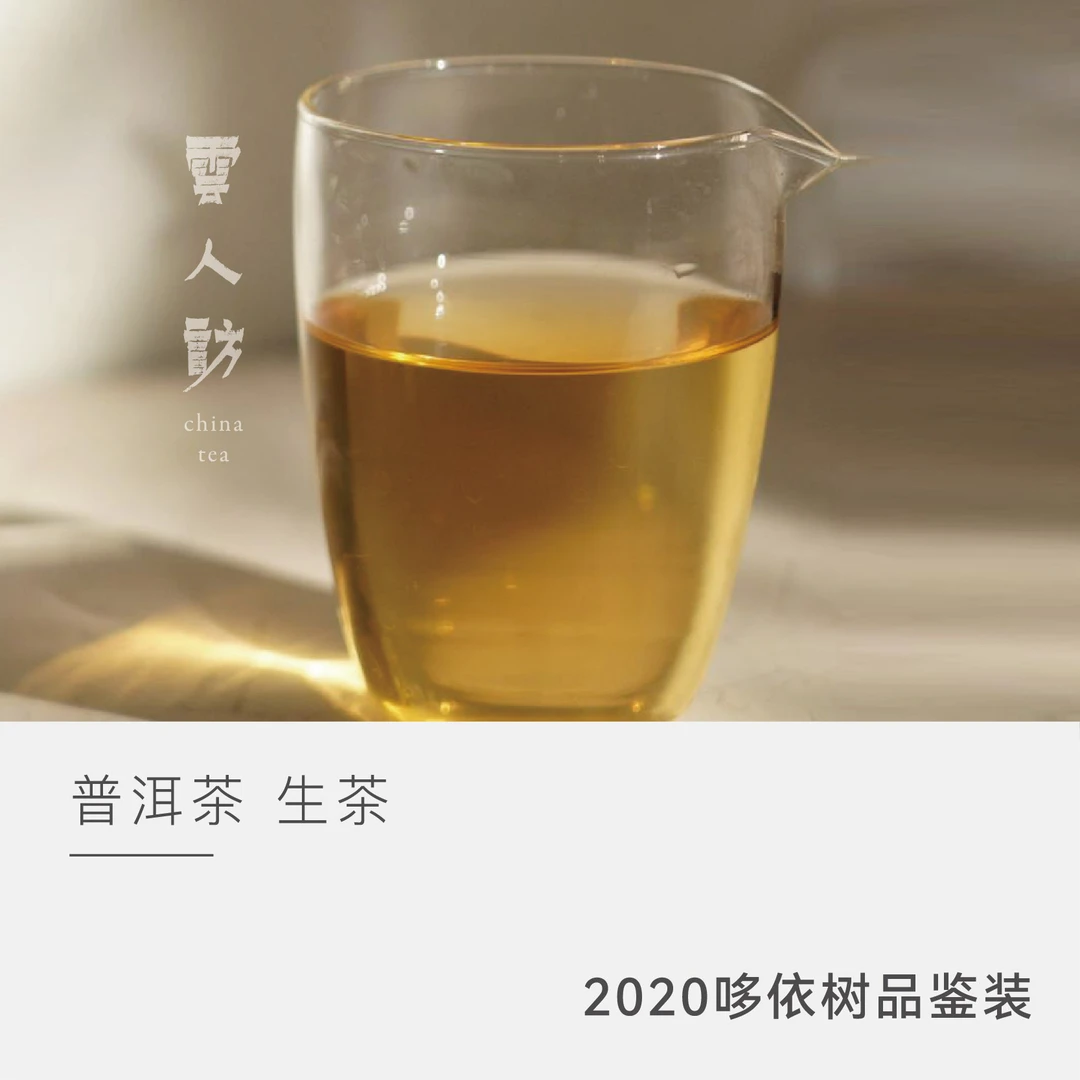 【哆依树品鉴装】岁月知味 2020年 普洱 生茶 24克 云人访严选