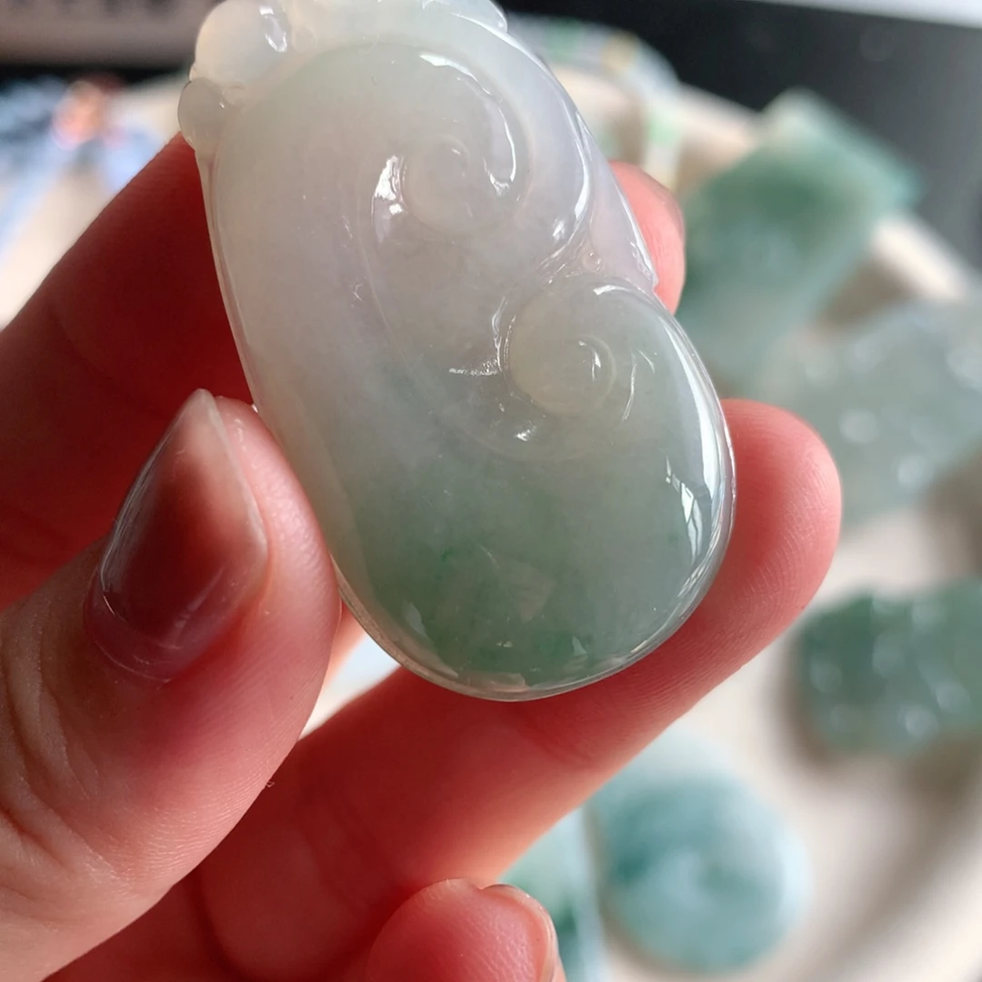 翡翠未镶嵌吊坠(不含链)翡翠