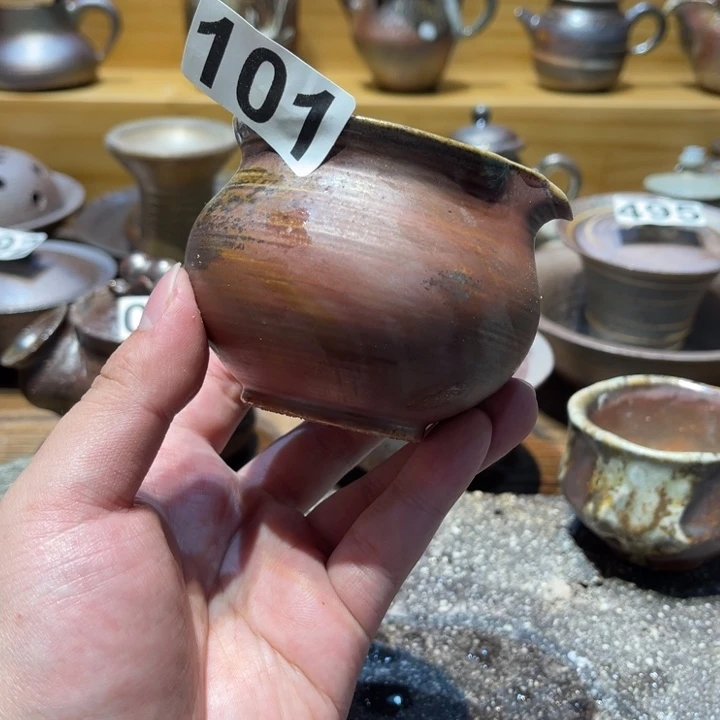 手工制作柴烧柴烧公道杯101
