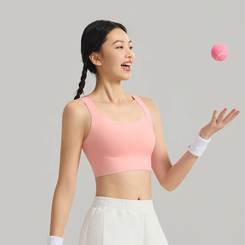 一体式运动内衣防震防下垂跑步健身文胸瑜伽上衣文胸薄款1365