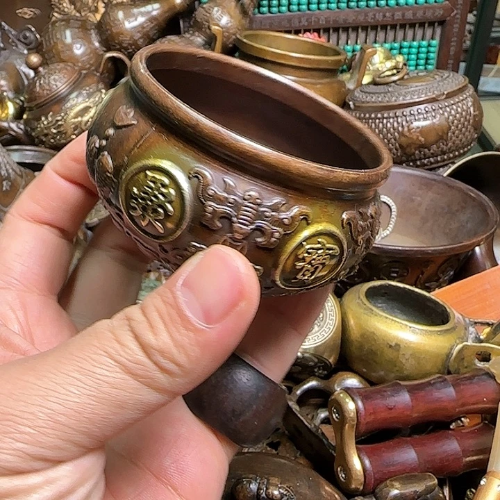 铜器办公室茶室摆件