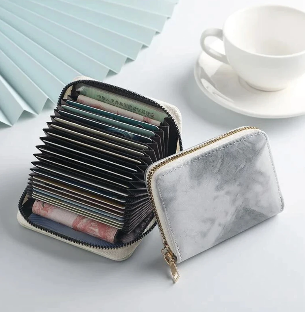 卡包小巧收纳包水墨油画轻薄可爱证件大容量H-169