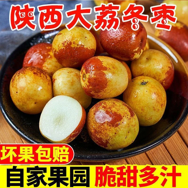 【单果10-22g】正宗陕西大荔冬枣新鲜现摘脆甜多汁当季水果