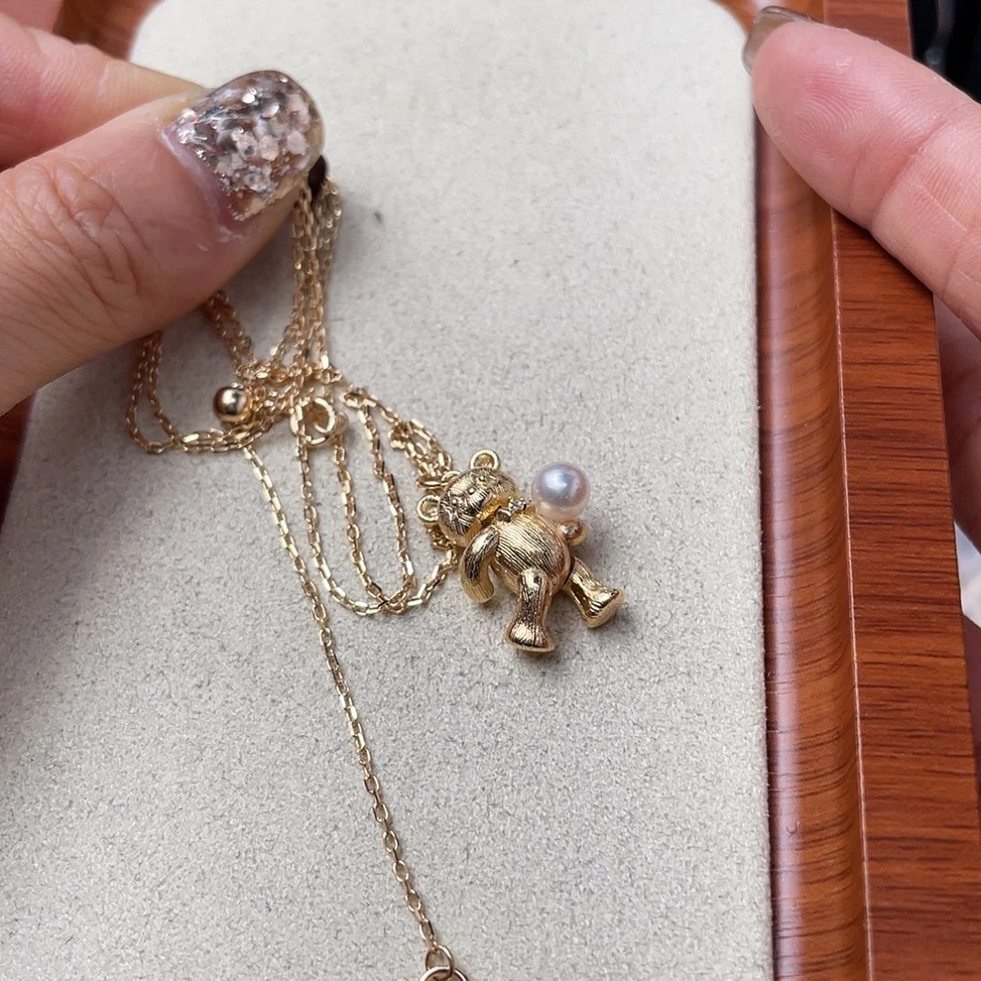 海水珍珠颈饰银S925镶嵌