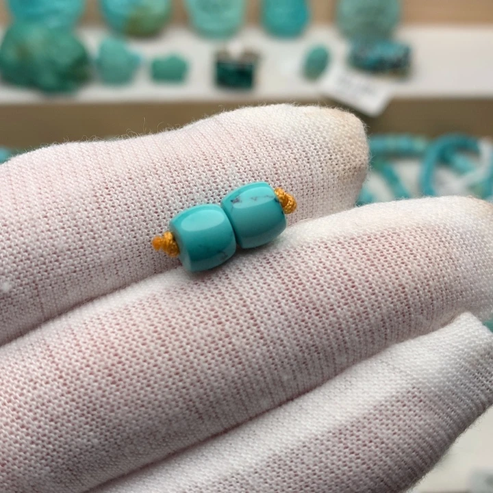 绿松石未镶嵌珠宝奇石7mm