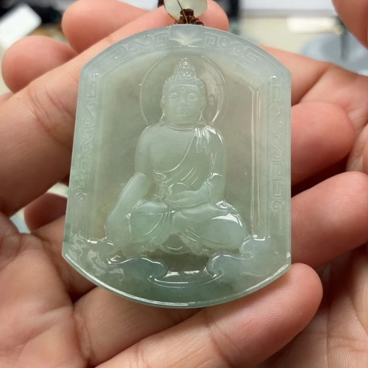 翡翠未镶嵌颈饰天然翡翠a货