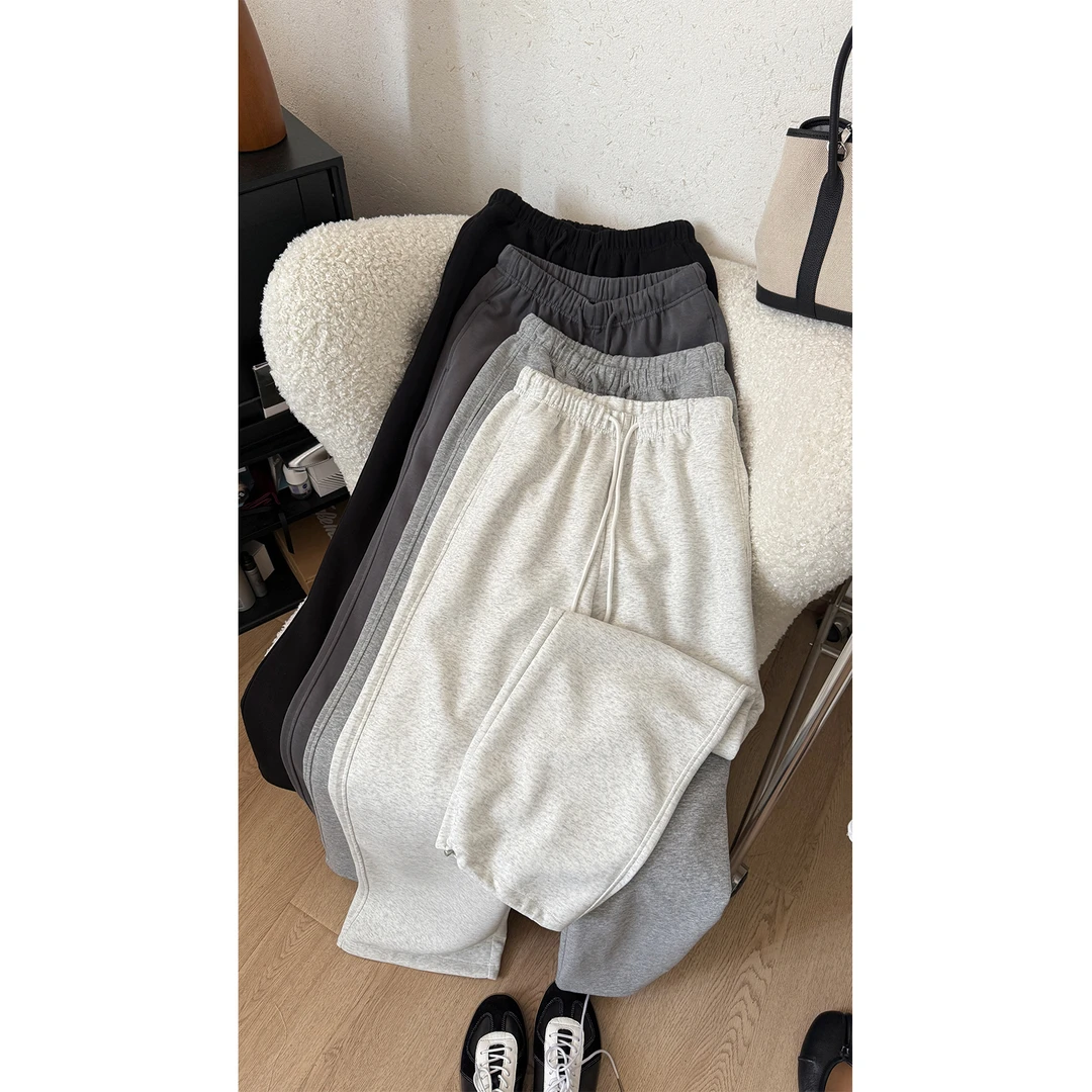 苏安家“两穿瘦瘦裤 ” 超显瘦版型 可收口两穿运动裤拖地裤休闲裤