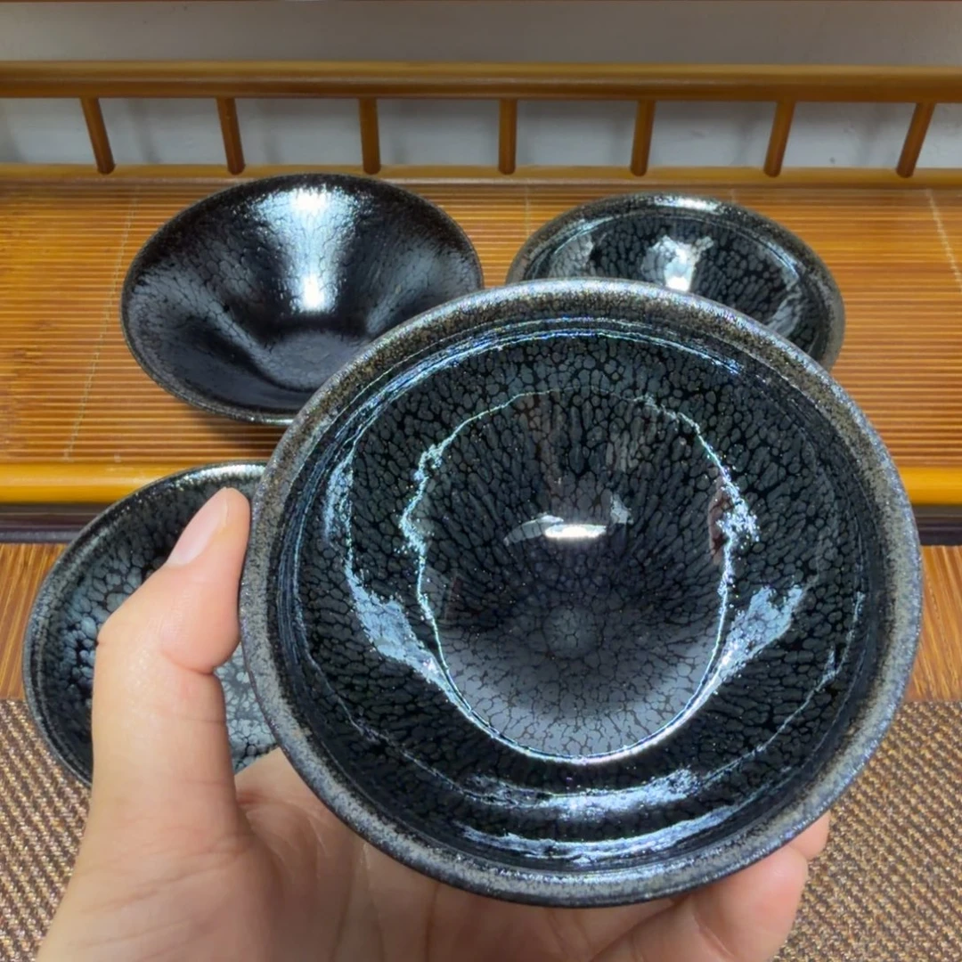 茶盏建盏手工制作主人杯茶杯的