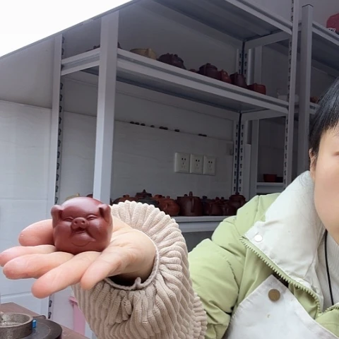 朱泥猪猪茶宠茶宠
