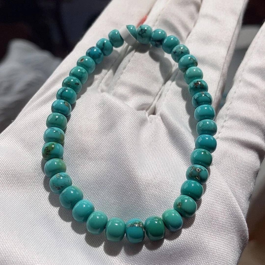 绿松石未镶嵌13老型单圈卡5+