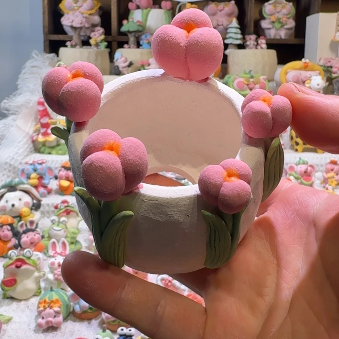厂家直销手工花盆摆件