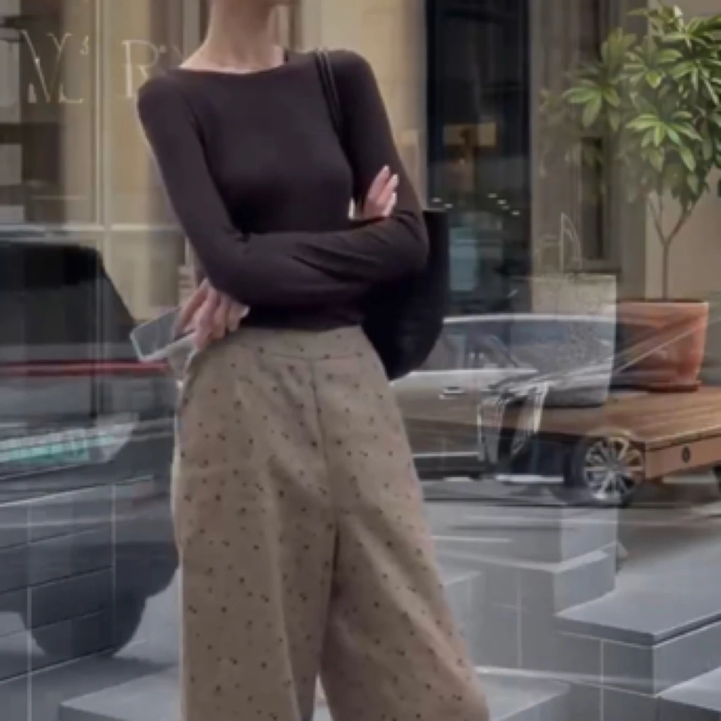 新款时尚薄款长袖防晒上衣高腰直筒裤女装