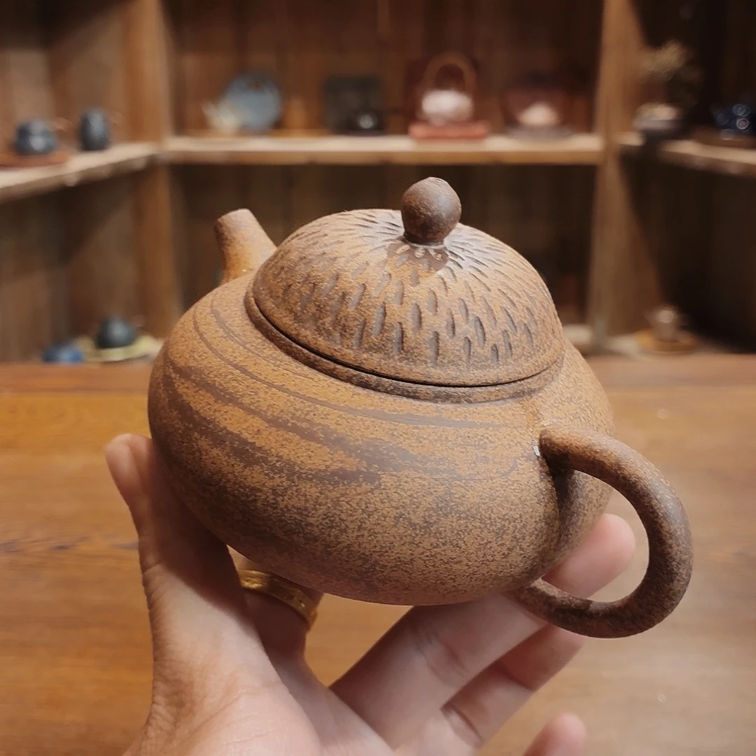 柴烧老岩泥茶器皿