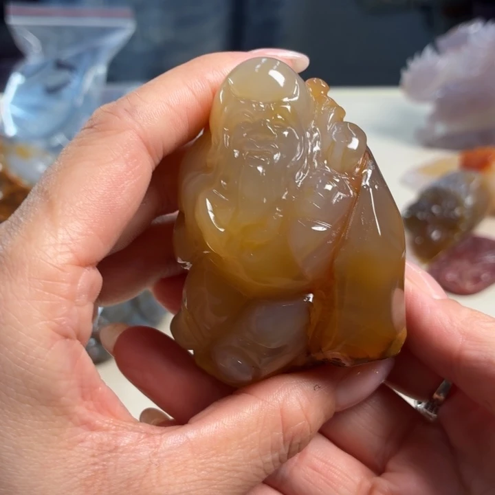 玛瑙/玉髓未镶嵌吊坠(不含链)