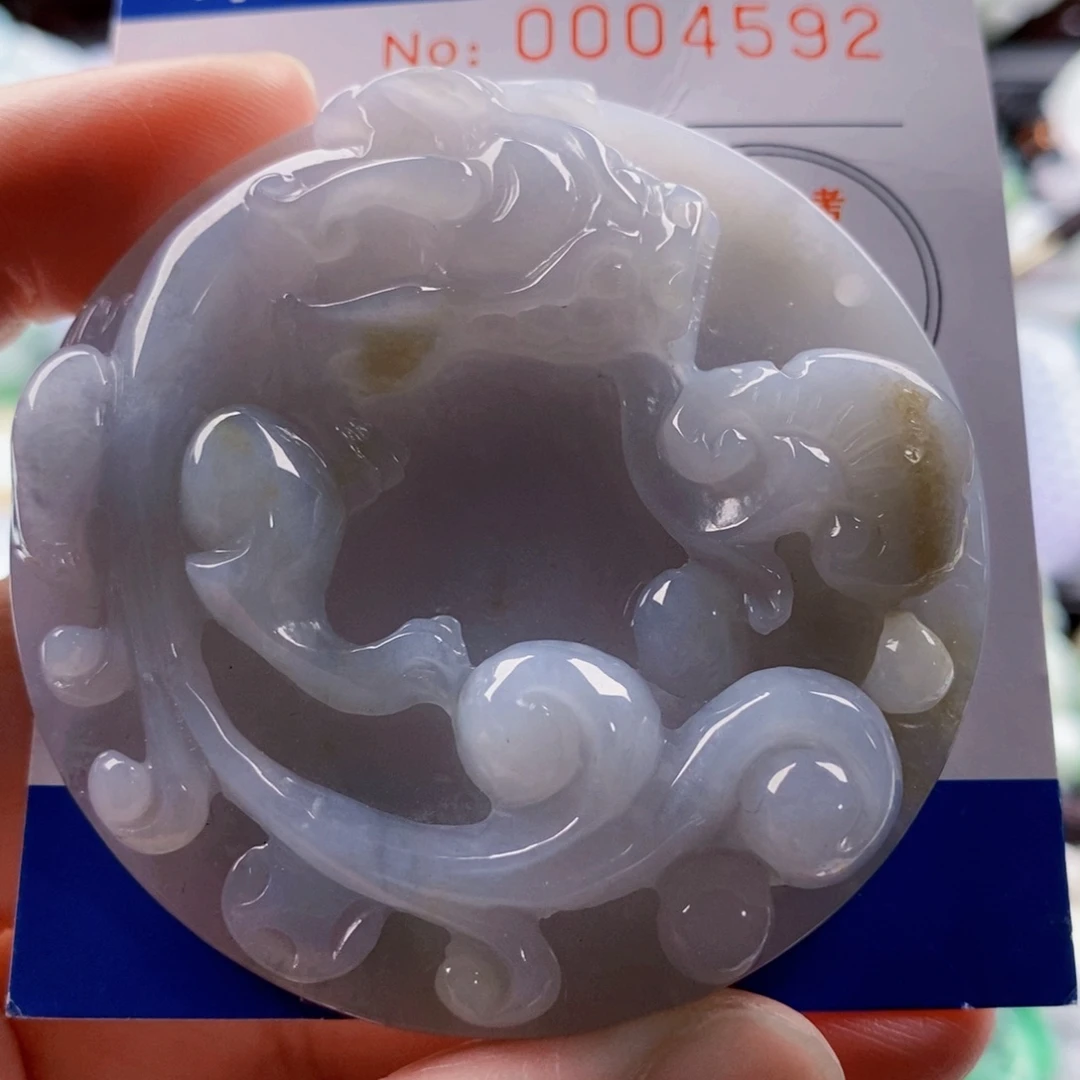 放***马翡翠未镶嵌吊坠(不含链)