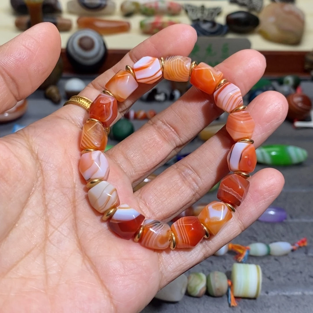 玛瑙/玉髓合金颈饰