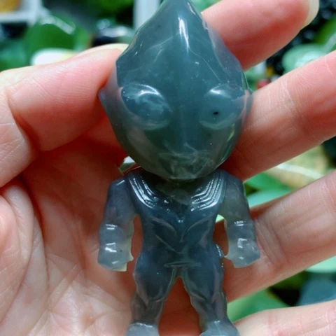 蛇纹石玉未镶嵌手把件