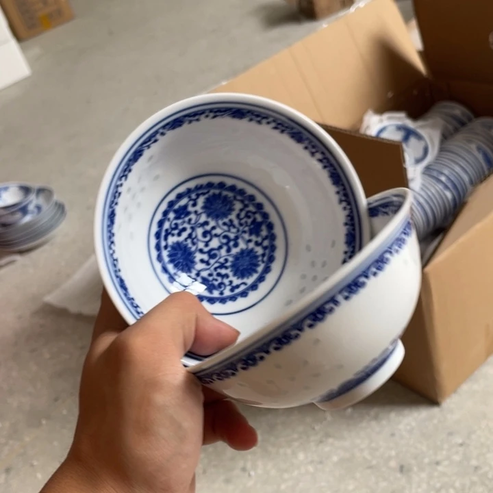 碗景德镇高温细白瓷餐具