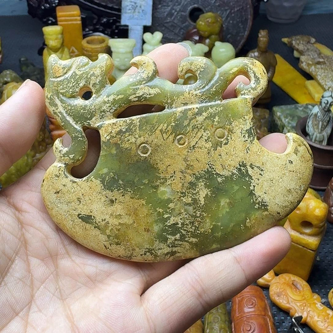 白玉菩提吊坠。。。