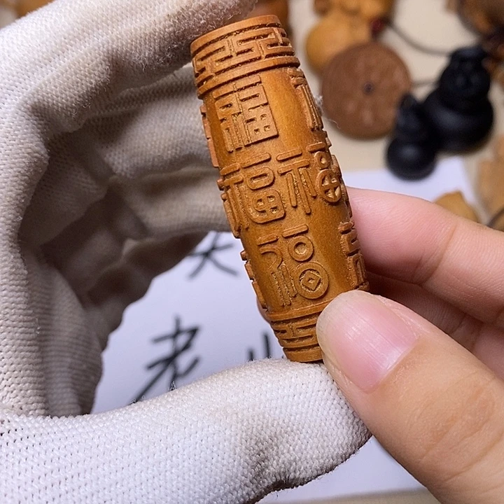 手串/手链檀香木老山檀香雕刻百福吊坠