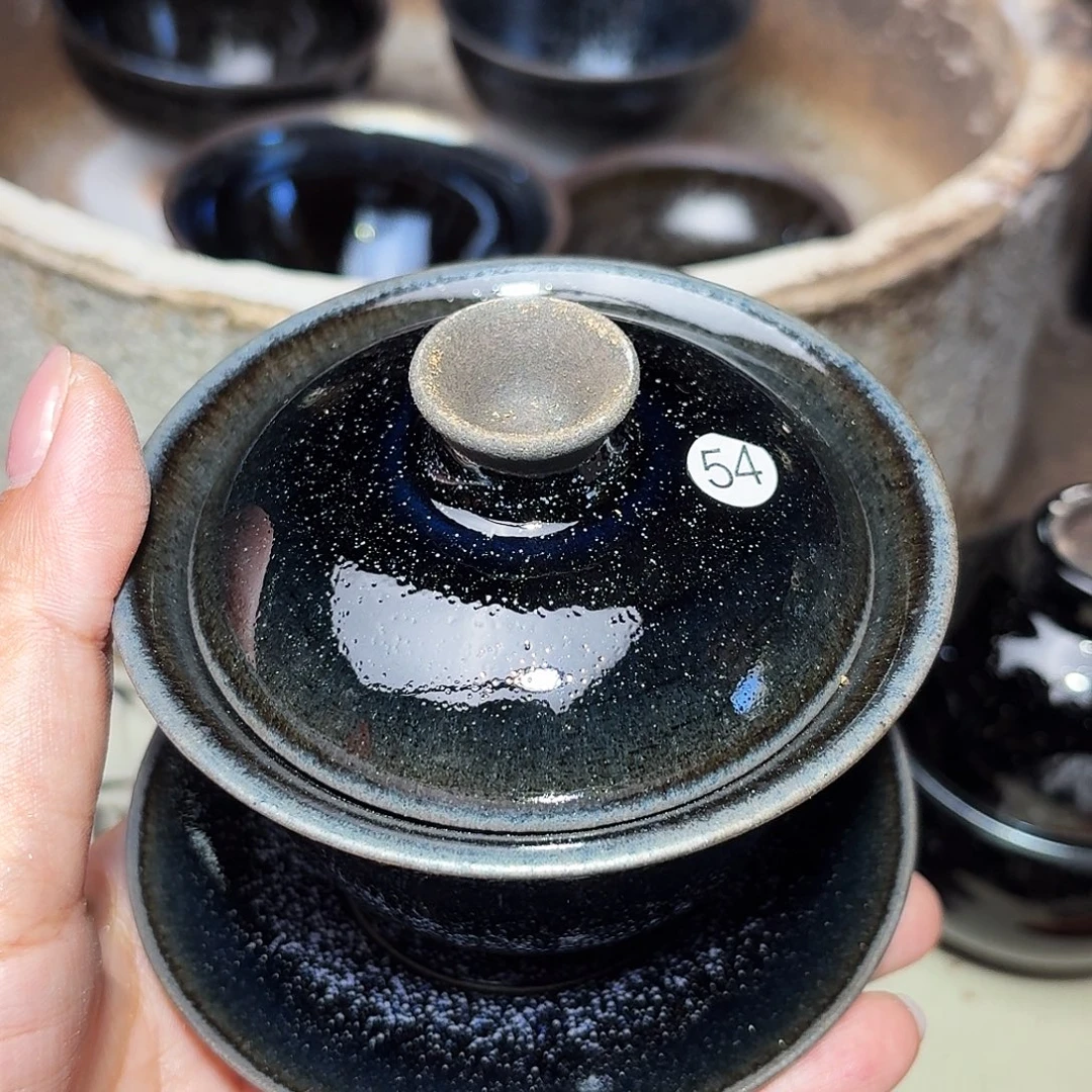 茶盏义兴龙窑建盏54微瑕