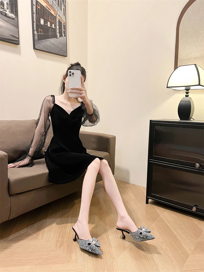 编码(052-070)在此下单一脚蹬女鞋时尚气质百搭