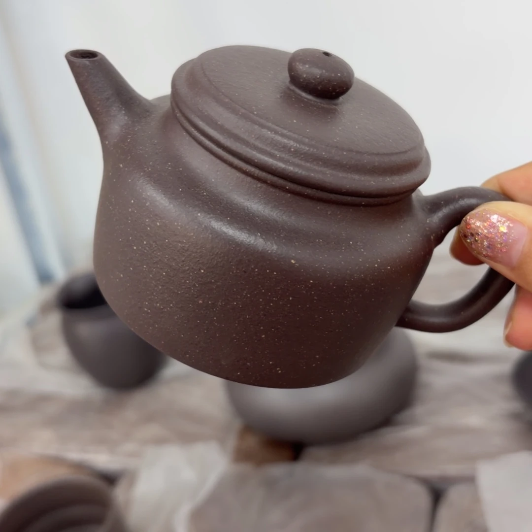 紫砂茶壶宜兴原矿天青200