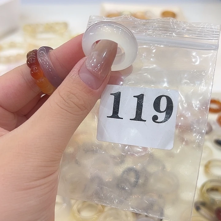 合金戒指玛瑙/玉髓119港13