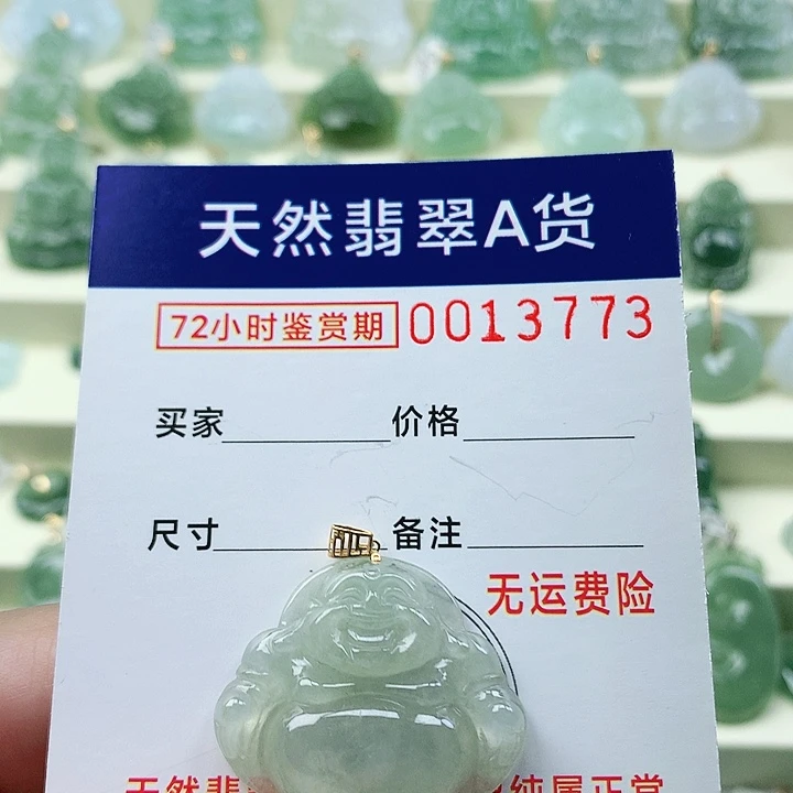 颈饰未镶嵌翡翠吊