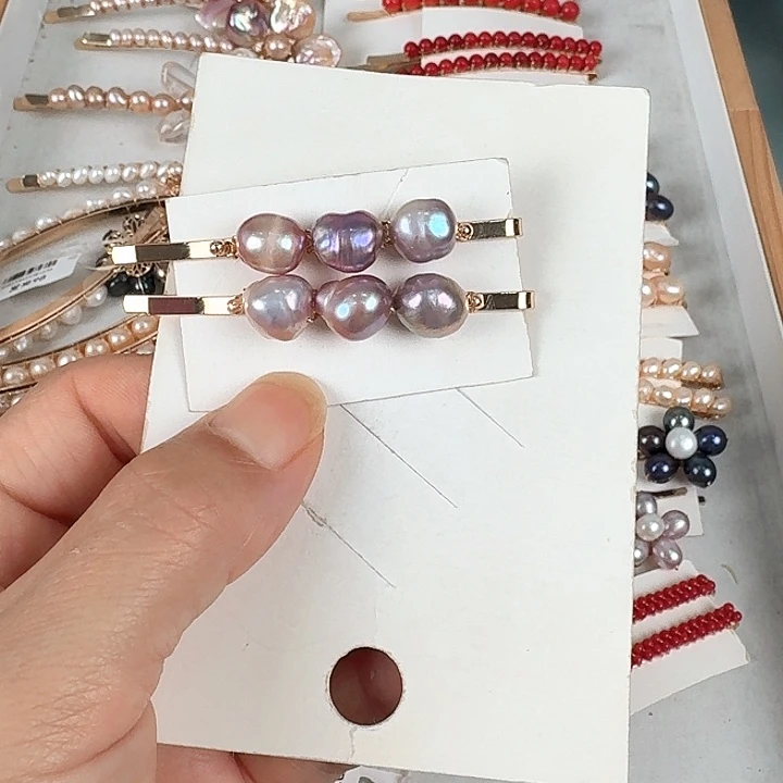 未镶嵌发饰淡水珍珠