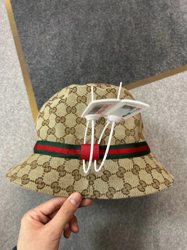 95新 GUCCI/古驰 老花渔夫帽