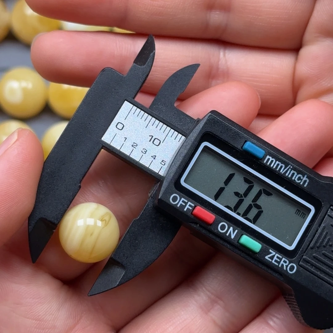 琥珀未镶嵌裸石蜜蜡单珠