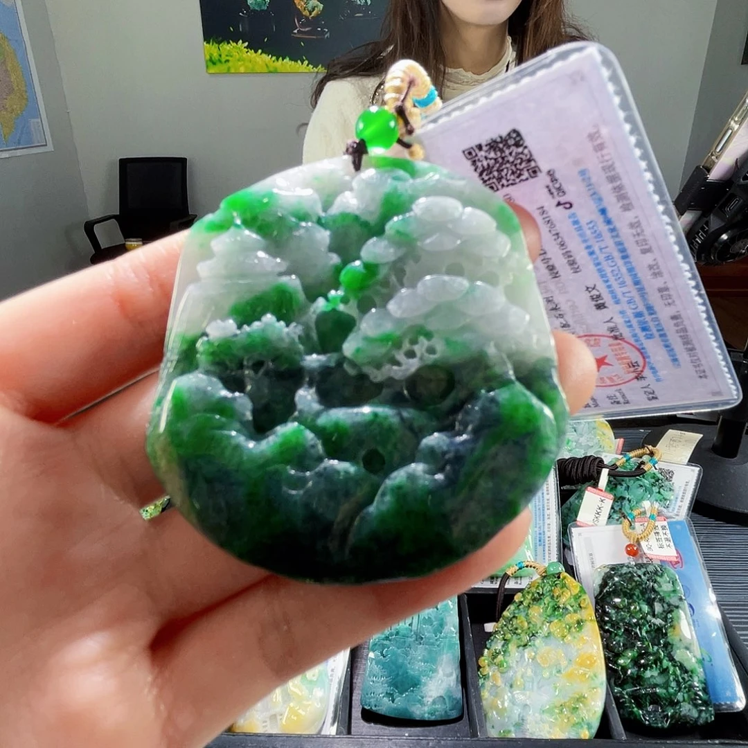 颈饰未镶嵌翡翠翡翠