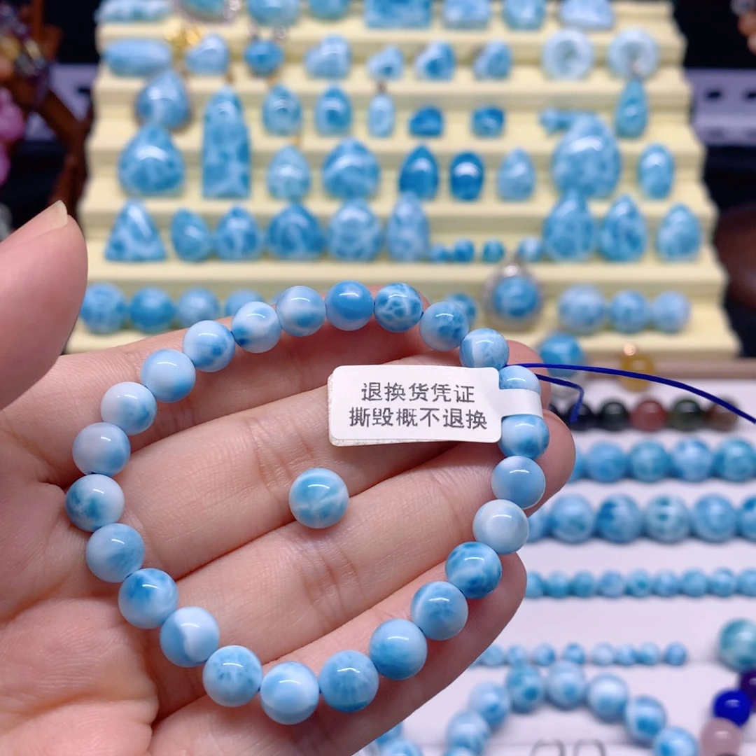 …***…针钠钙石（海纹石）未镶嵌珠宝半成品