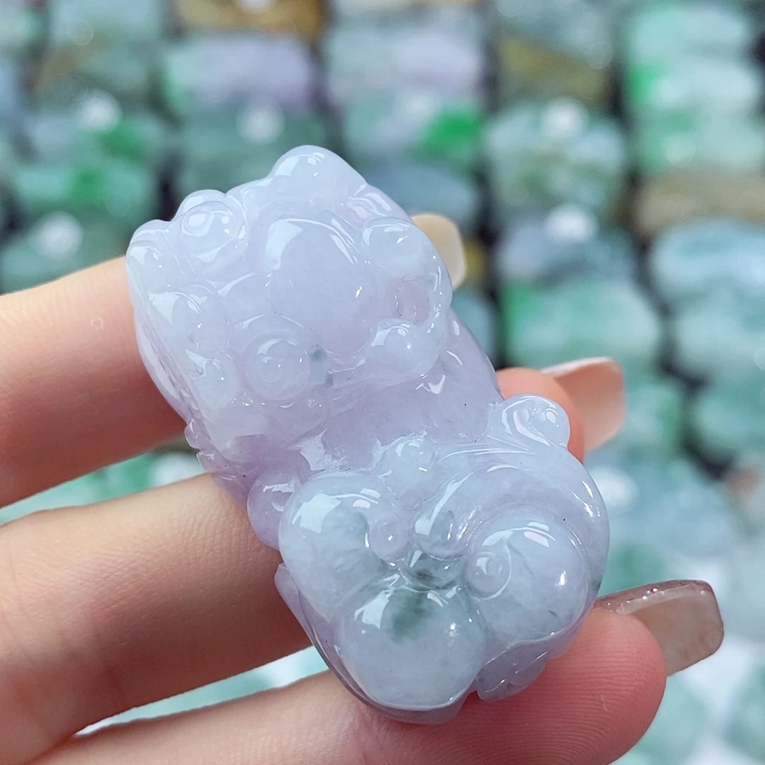 颈饰未镶嵌翡翠天然