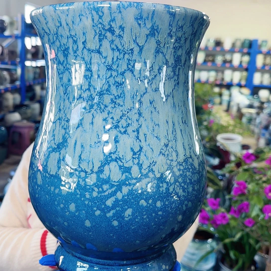 紫砂花盆高30口20