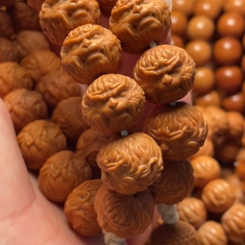 猴头核桃手串用****1悟空