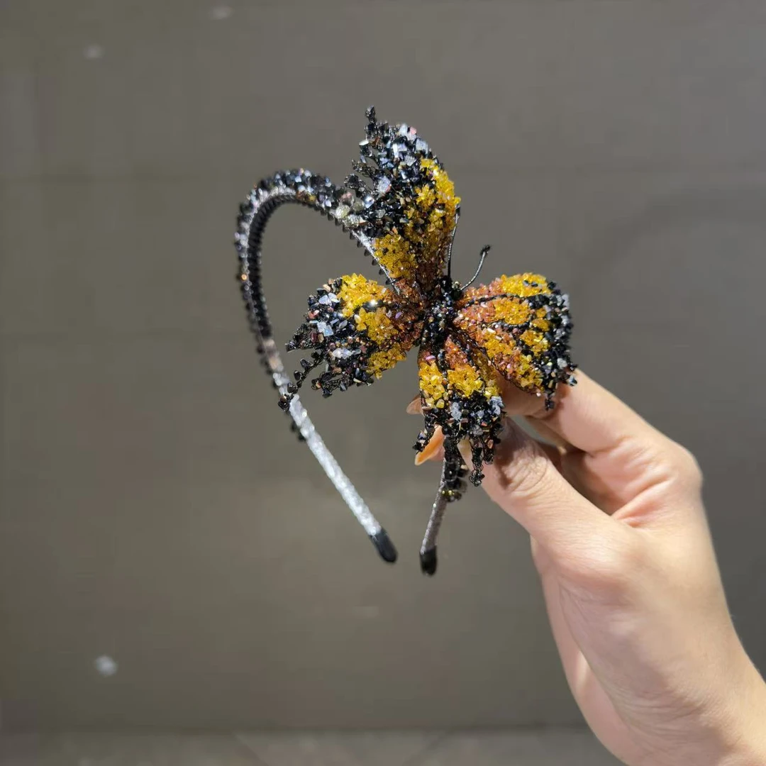 【莫奈海之星】野性的唤醒侧边细跟发箍原创设计气质优雅款