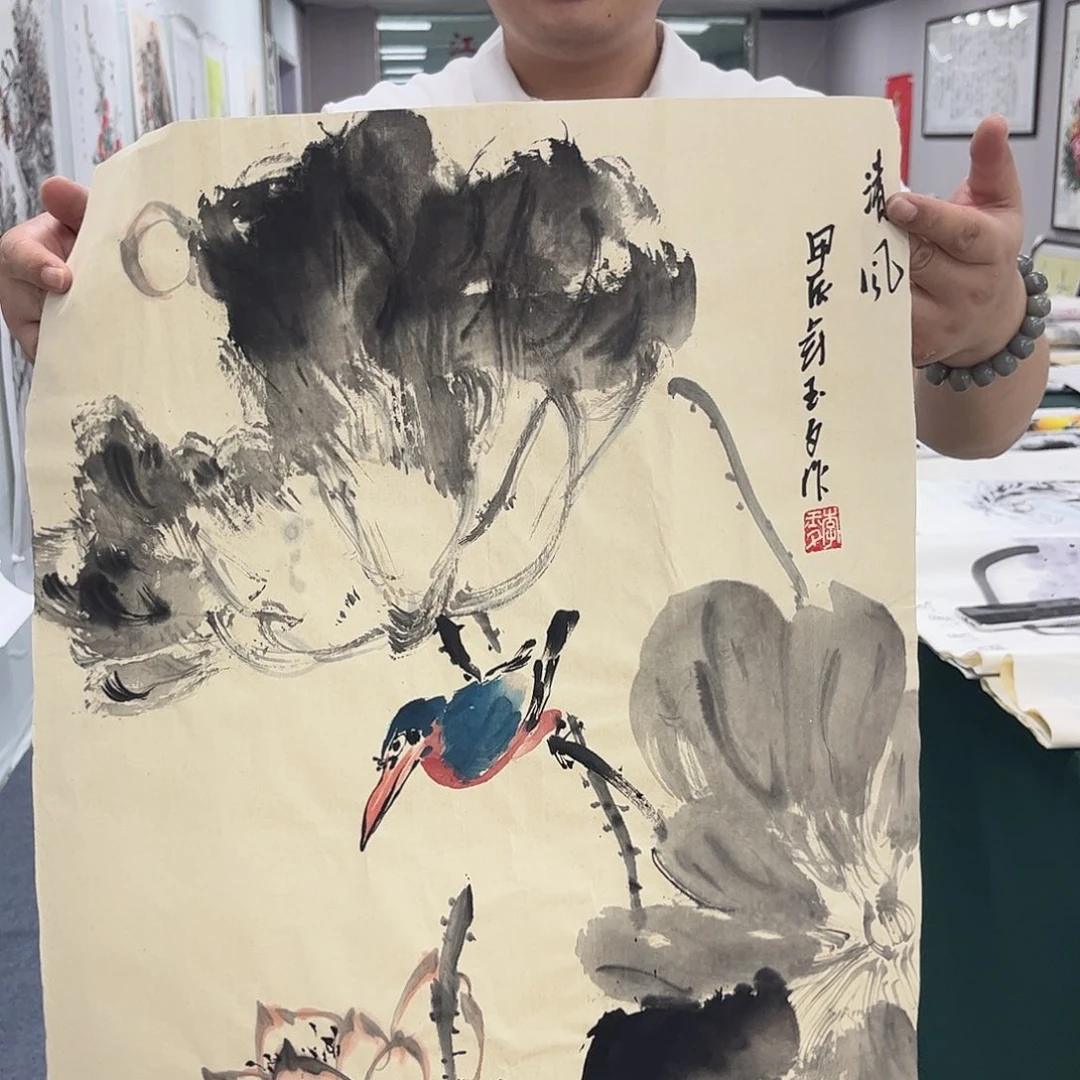 国画国画作品宣纸纯手绘